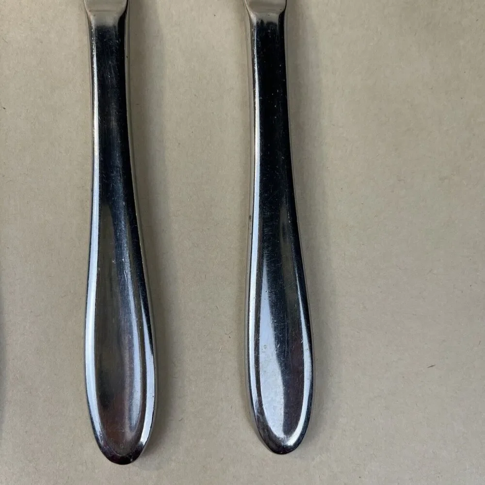 Lauffer by Towle Dinner Knife 9 1/8” 18/8‎ Stainless Flatware Indonesia Set Of 8